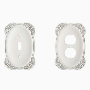 Franklin Brass 144398 Arboresque Single Toggle & 144394 Single Duplex Wall Plate